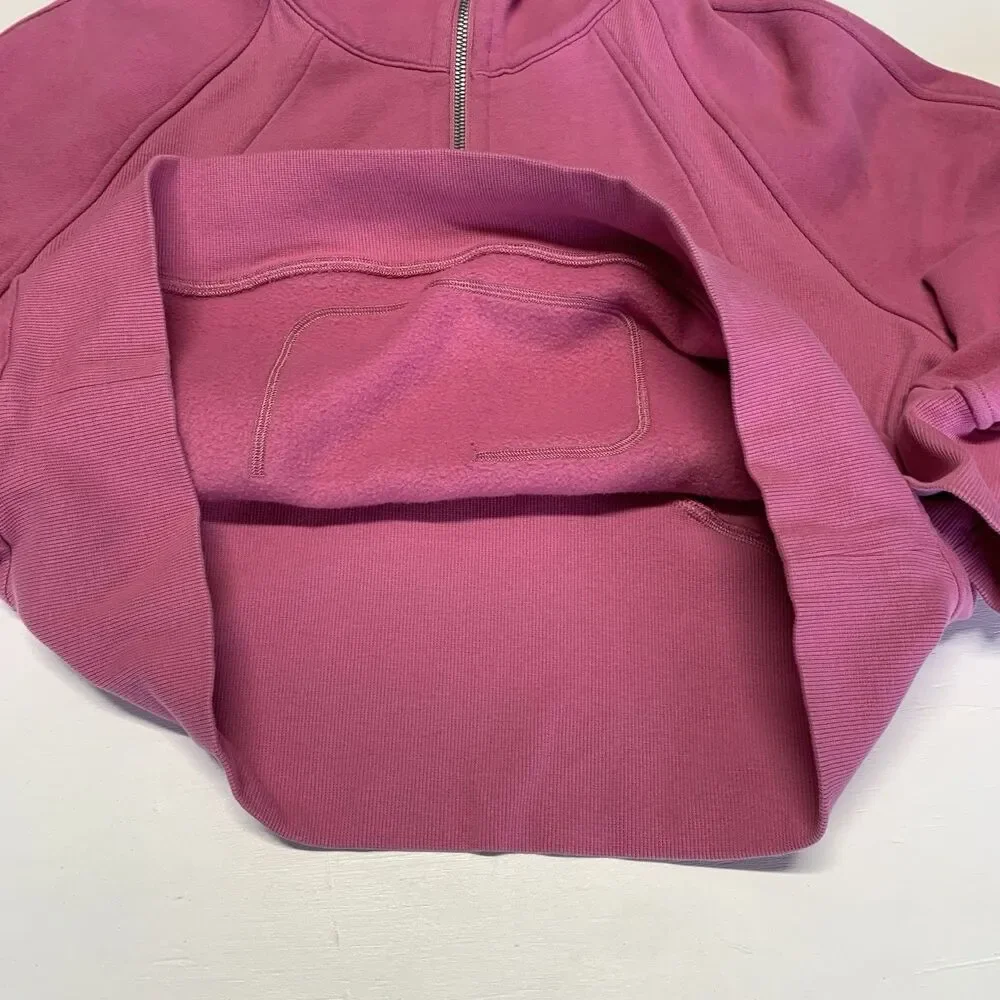 Lululemon Scuba Oversized Half-Zip Hoodie - Size M/L - Pink Blossom PBOL Rare